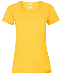 Fruit of the Loom Women's Valueweight T - Sunflower