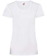 Fruit of the Loom Women's Valueweight T - White