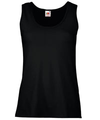 Fruit of the Loom Women's Valueweight Vest - Black