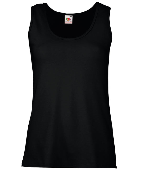 Fruit of the Loom Women's Valueweight Vest - Black