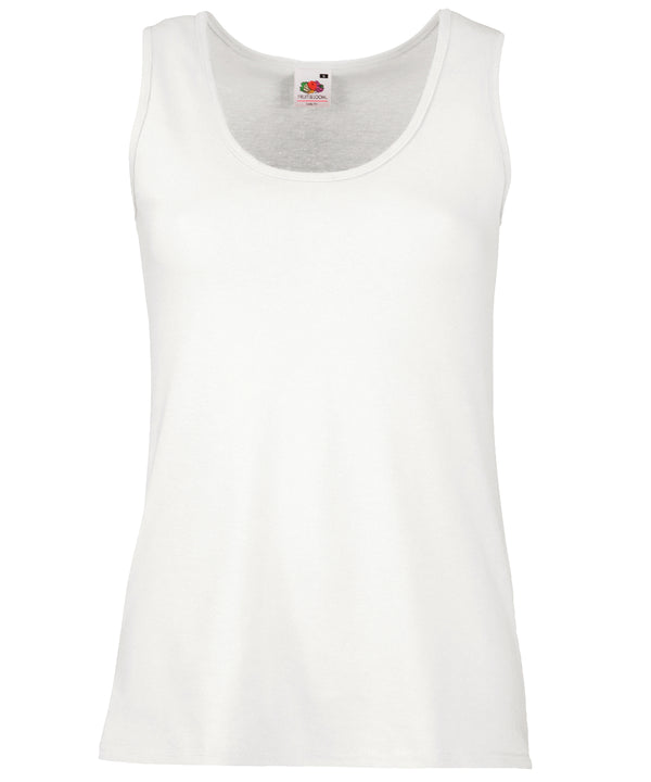 Fruit of the Loom Women's Valueweight Vest - White