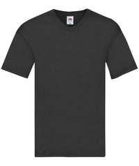 Fruit of the Loom Original V-neck T - Black*