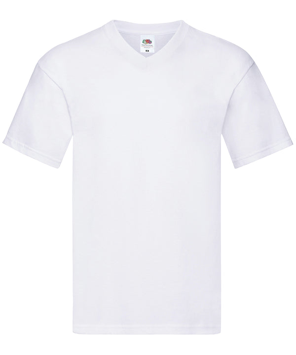 Fruit of the Loom Original V-neck T - White*