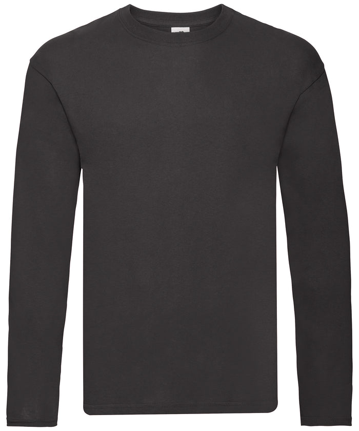 Fruit of the Loom Original Long Sleeve T - Black*