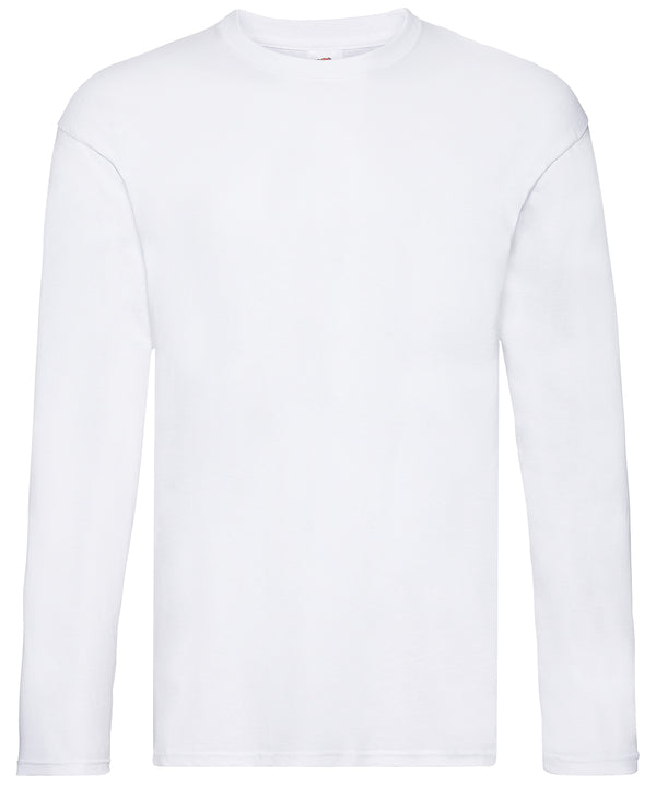 Fruit of the Loom Original Long Sleeve T - White*