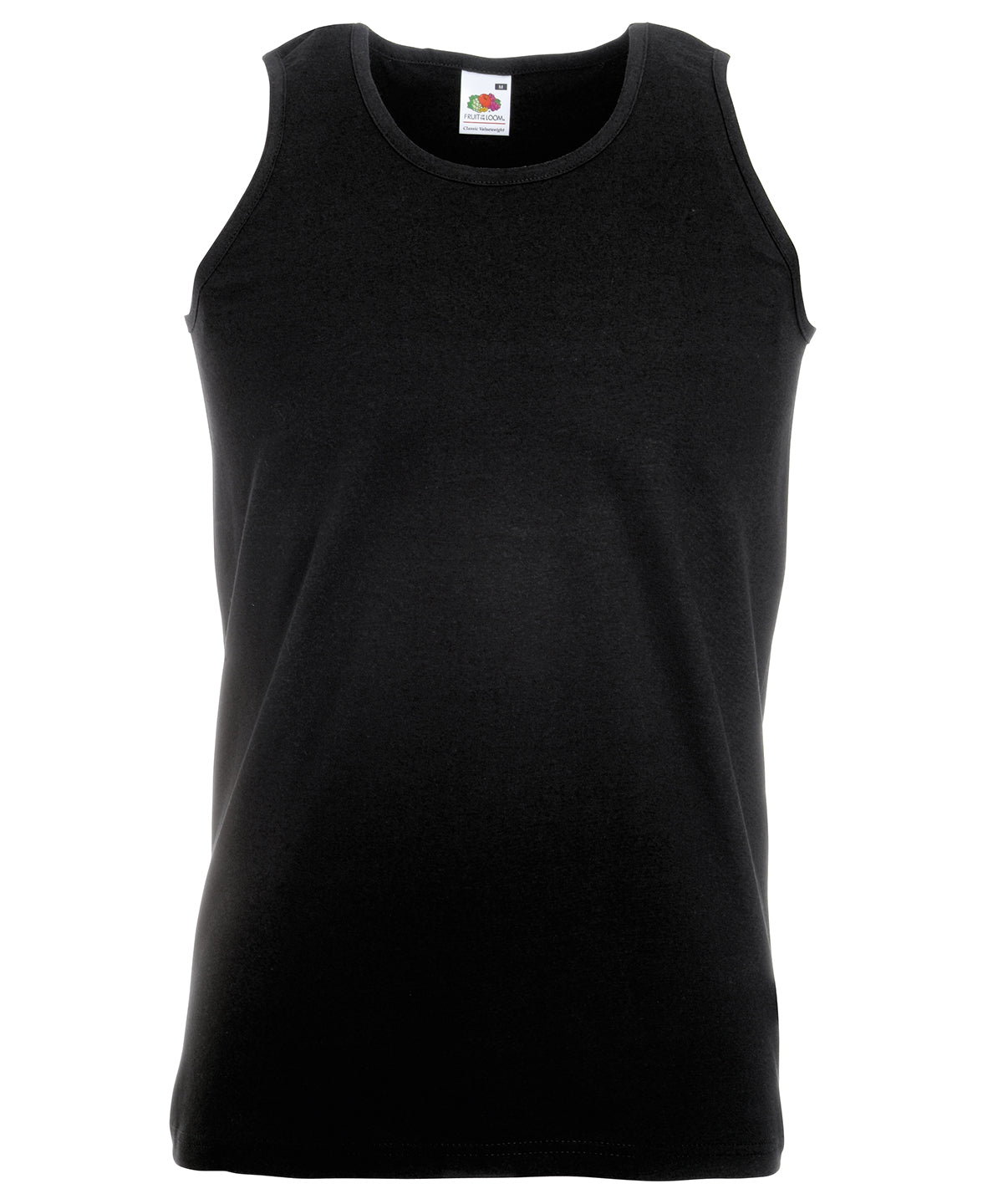 Fruit of the Loom Valueweight Athletic Vest - Black*