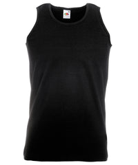 Fruit of the Loom Valueweight Athletic Vest - Black*