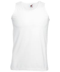 Fruit of the Loom Valueweight Athletic Vest - White*