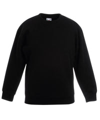 Fruit of the Loom Kids Classic Set-in Sweatshirt - Black