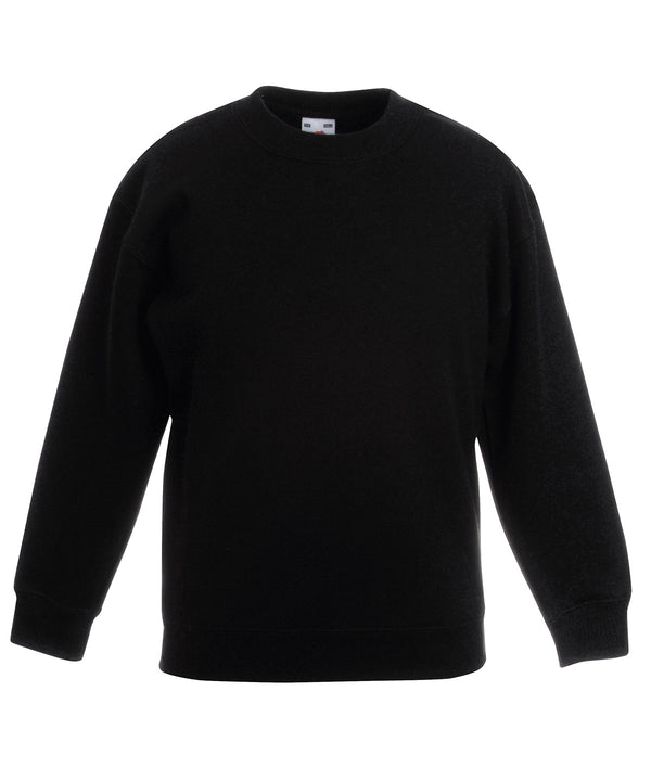 Fruit of the Loom Kids Classic Set-in Sweatshirt - Black