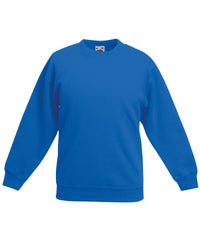 Fruit of the Loom Kids Classic Set-in Sweatshirt - Royal Blue