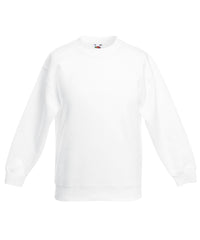 Fruit of the Loom Kids Classic Set-in Sweatshirt - White