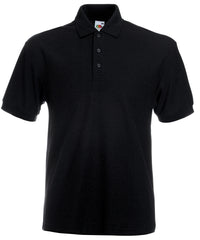 Fruit of the Loom Heavyweight 65/35 Polo - Black*