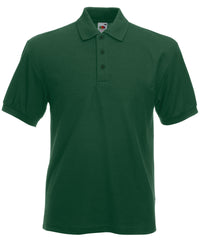 Fruit of the Loom Heavyweight 65/35 Polo - Bottle Green