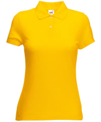 Fruit of the Loom Women's 65/35 Polo - Sunflower