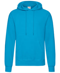 Fruit of the Loom Classic 80/20 Hooded Sweatshirt - Azure Blue