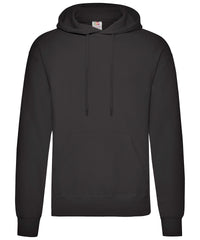 Fruit of the Loom Classic 80/20 Hooded Sweatshirt - Black*†△