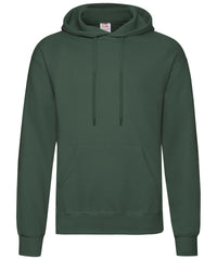 Fruit of the Loom Classic 80/20 Hooded Sweatshirt - Bottle Green*