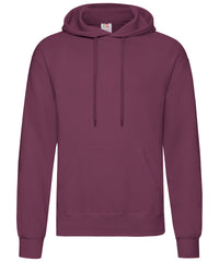 Fruit of the Loom Classic 80/20 Hooded Sweatshirt - Burgundy*