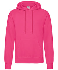 Fruit of the Loom Classic 80/20 Hooded Sweatshirt - Fuchsia