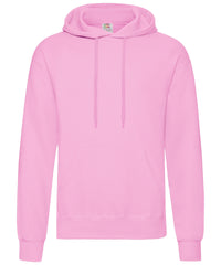 Fruit of the Loom Classic 80/20 Hooded Sweatshirt - Light Pink