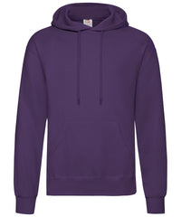 Fruit of the Loom Classic 80/20 Hooded Sweatshirt - Purple