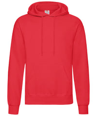 Fruit of the Loom Classic 80/20 Hooded Sweatshirt - Red