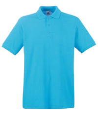 Fruit of the Loom Premium Polo - Azure Blue