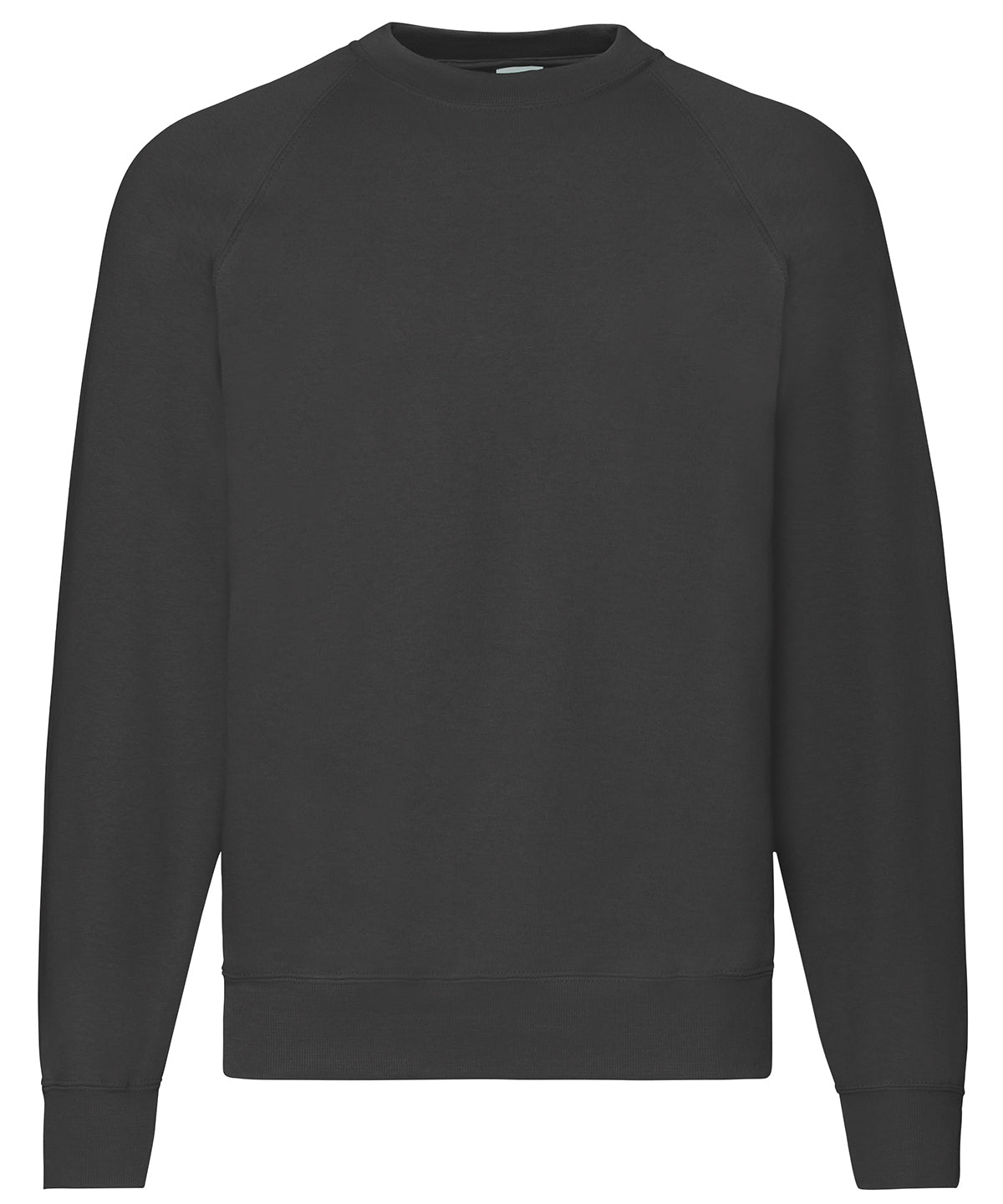 Fruit of the Loom Classic 80/20 Raglan Sweatshirt - Black*†