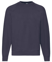 Fruit of the Loom Classic 80/20 Raglan Sweatshirt - Deep Navy*†