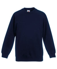 Fruit of the Loom Kids Classic Raglan Sweatshirt - Deep Navy
