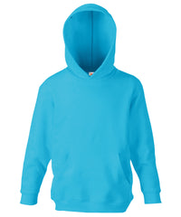 Fruit of the Loom Kids Classic Hooded Sweatshirt - Azure Blue