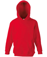 Fruit of the Loom Kids Classic Hooded Sweatshirt - Red