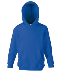 Fruit of the Loom Kids Classic Hooded Sweatshirt - Royal Blue