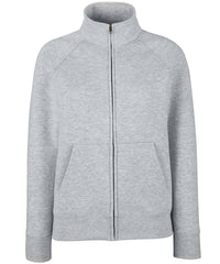 Fruit of the Loom Women's Premium 70/30 Sweatshirt Jacket - Heather Grey