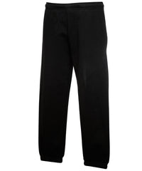 Fruit of the Loom Kids Classic Elasticated Cuff Jog Pants - Black