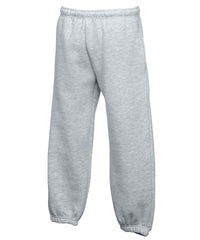 Fruit of the Loom Kids Classic Elasticated Cuff Jog Pants - Heather Grey