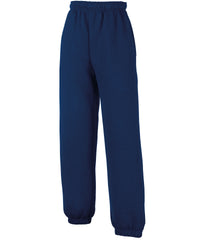 Fruit of the Loom Kids Classic Elasticated Cuff Jog Pants - Navy