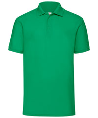 Fruit of the Loom 65/35 Polo - Kelly Green