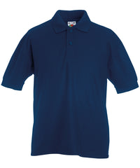 Fruit of the Loom Kids 65/35 Piqué Polo - Navy