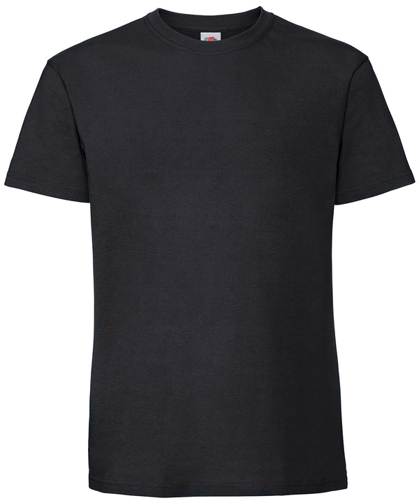 Fruit of the Loom Iconic 195 Ringspun Premium T - Black*
