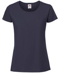 Fruit of the Loom Women's Iconic 195 Ringspun Premium T-shirt - Deep Navy