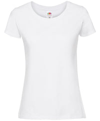 Fruit of the Loom Women's Iconic 195 Ringspun Premium T-shirt - White