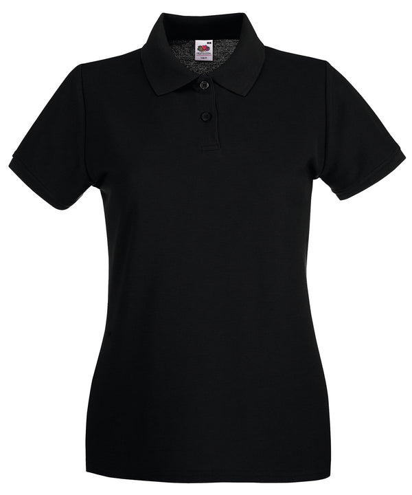 Fruit of the Loom Women's Premium Polo - Black