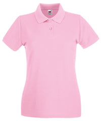 Fruit of the Loom Women's Premium Polo - Light Pink