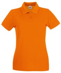 Fruit of the Loom Women's Premium Polo - Orange