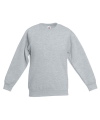 Fruit of the Loom Kids Premium Set-in Sweatshirt - Heather Grey
