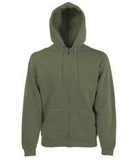 Fruit of the Loom Premium 70/30 Hooded Sweatshirt Jacket - Classic Olive