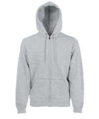 Fruit of the Loom Premium 70/30 Hooded Sweatshirt Jacket - Heather Grey*