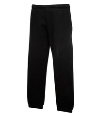 Fruit of the Loom Kids Premium Elasticated Cuff Jog Pants - Black